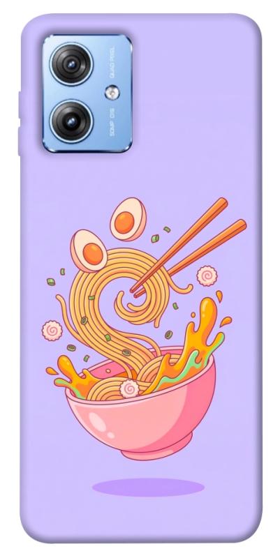 Чохол itsPrint Cartoon noodles для Motorola Moto G84, їжа, купити оптом з доставкою