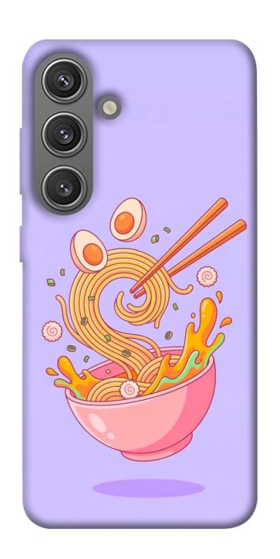 Чехол itsPrint Cartoon noodles для Samsung Galaxy S24, еда, купить оптом с доставкой