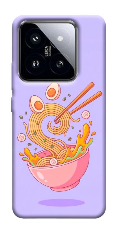 Чохол itsPrint Cartoon noodles для Xiaomi 14 Pro, їжа, купити оптом з доставкою