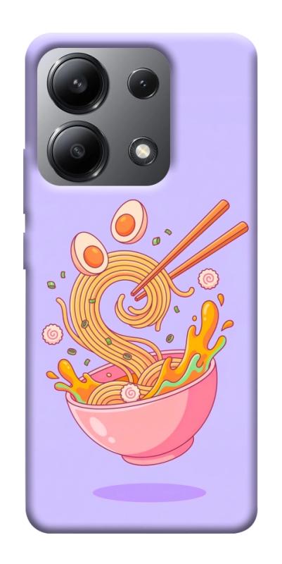 Чехол itsPrint Cartoon noodles для Xiaomi Redmi Note 13 4G, еда, купить оптом с доставкой