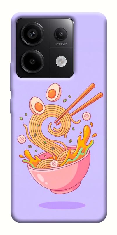 Чехол itsPrint Cartoon noodles для Xiaomi Redmi Note 13 Pro 4G, еда, купить оптом с доставкой