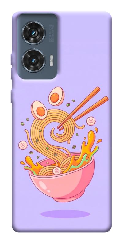 Чохол itsPrint Cartoon noodles для Motorola Edge 50 Fusion, їжа, купити оптом з доставкою