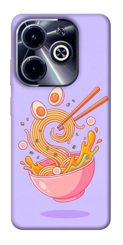 Чехол itsPrint Cartoon noodles для Infinix Hot 40i, еда, купить оптом с доставкой