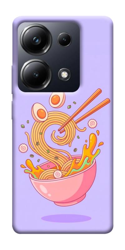 Чохол itsPrint Cartoon noodles для Xiaomi Redmi 13 4G / Poco M6 4G, їжа, купити оптом з доставкою
