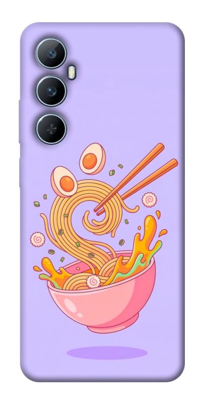 Чехол itsPrint Cartoon noodles для Realme C65 4G, еда, купить оптом с доставкой
