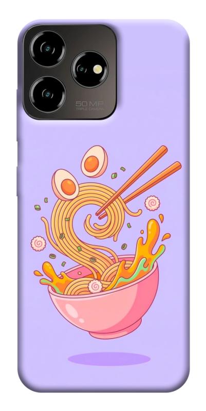 Чехол itsPrint Cartoon noodles для ZTE Blade V50 Desing 4G, еда, купить оптом с доставкой