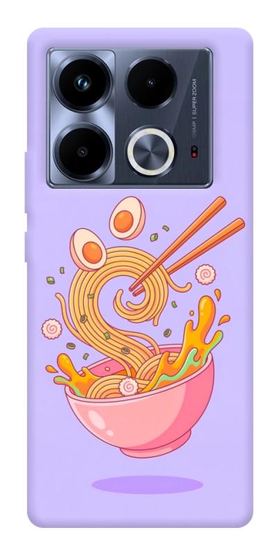 Чехол itsPrint Cartoon noodles для Infinix Note 40 4G, еда, купить оптом с доставкой