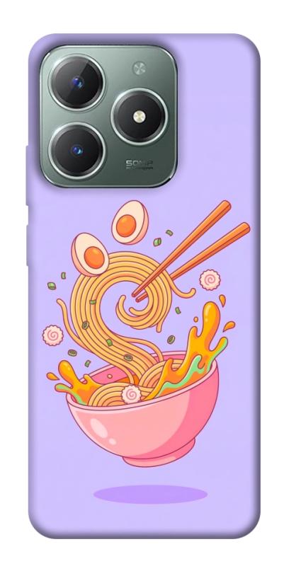 Чехол itsPrint Cartoon noodles для Realme C61 4G, еда, купить оптом с доставкой