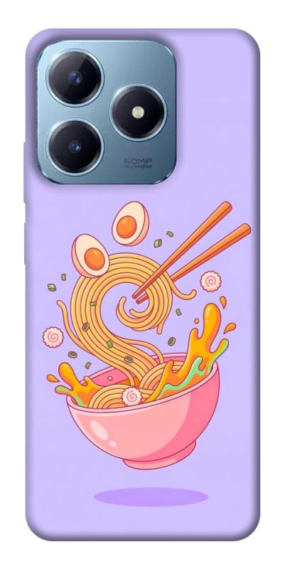 Чехол itsPrint Cartoon noodles для Realme C63 4G, еда, купить оптом с доставкой