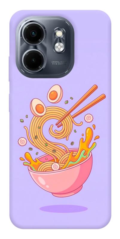 Чехол itsPrint Cartoon noodles для Infinix Smart 9 4G / Hot 50i, еда, купить оптом с доставкой
