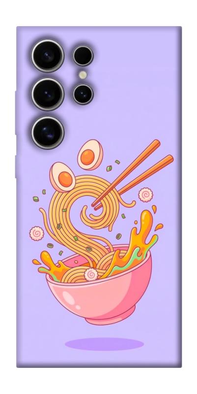 Чехол itsPrint Cartoon noodles для Samsung Galaxy S25 Ultra, еда, купить оптом с доставкой