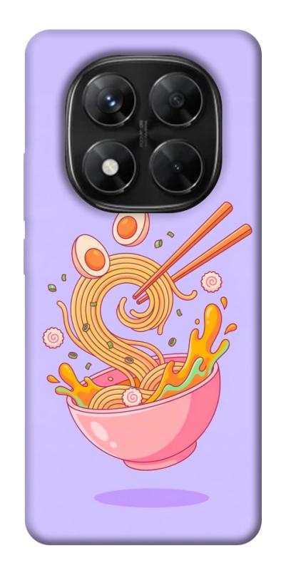 Чехол itsPrint Cartoon noodles для Xiaomi Redmi Note 14 Pro 5G, еда, купить оптом с доставкой
