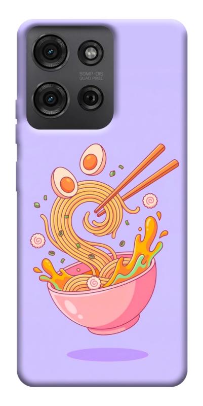 Чехол itsPrint Cartoon noodles для Motorola Moto G75 5G, еда, купить оптом с доставкой