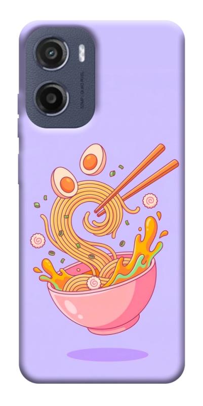 Чехол itsPrint Cartoon noodles для Motorola Moto G05, еда, купить оптом с доставкой