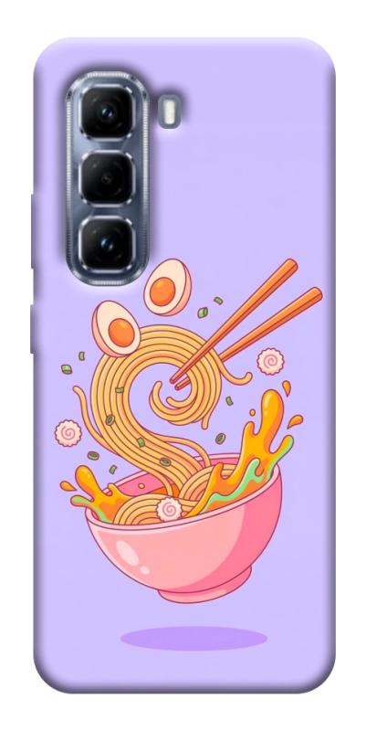 Чехол itsPrint Cartoon noodles для Infinix Hot 50 Pro, еда, купить оптом с доставкой