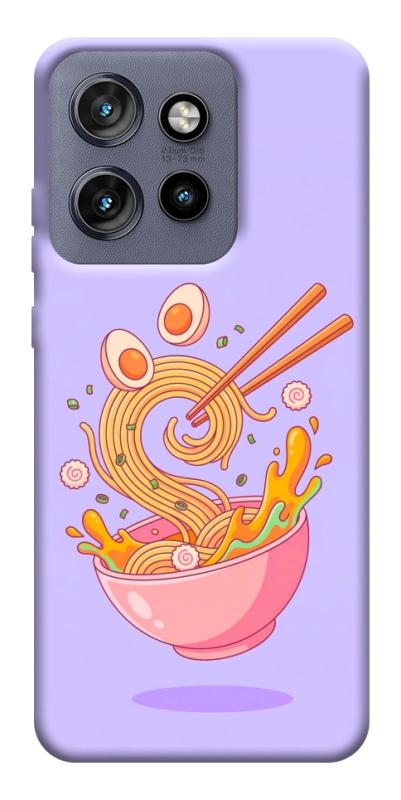 Чехол itsPrint Cartoon noodles для Motorola Edge 50 Neo, еда, купить оптом с доставкой