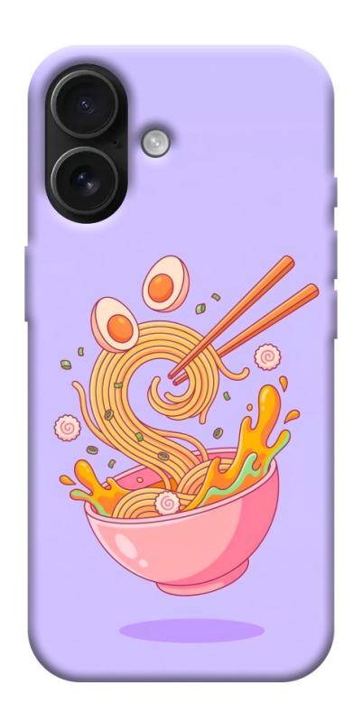 Чехол itsPrint Cartoon noodles для Apple iPhone 17 (6.3"), еда, купить оптом с доставкой