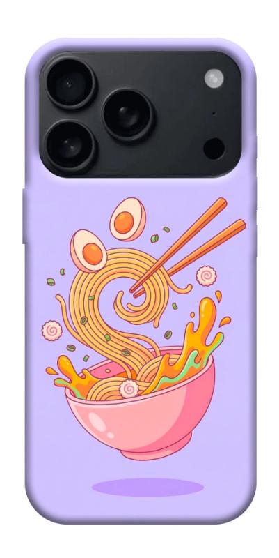 Чехол itsPrint Cartoon noodles для Apple iPhone 17 Pro (6.3"), еда, купить оптом с доставкой