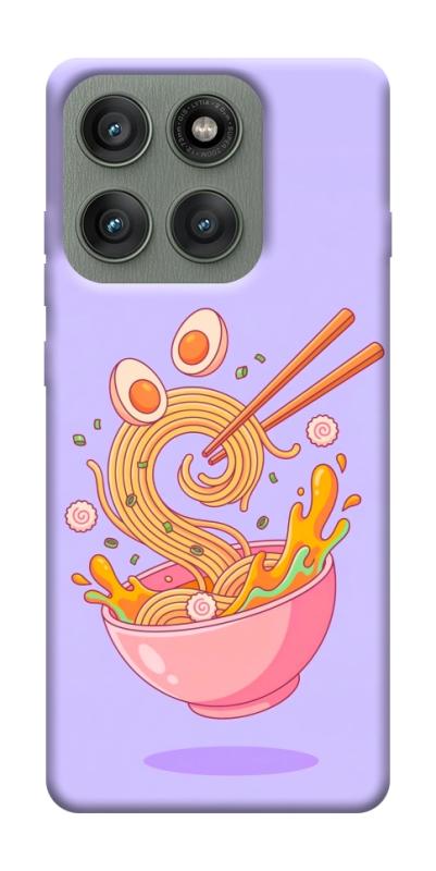 Чехол itsPrint Cartoon noodles для Motorola Edge 60 Pro, еда, купить оптом с доставкой