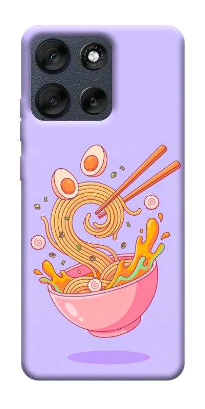 Чехол itsPrint Cartoon noodles для Motorola Moto G56 5G, еда, купить оптом с доставкой