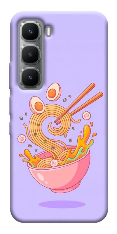 Чехол itsPrint Cartoon noodles для Infinix Hot 60 Pro, еда, купить оптом с доставкой