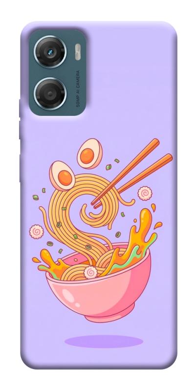 Чехол itsPrint Cartoon noodles для Motorola Moto G06, еда, купить оптом с доставкой
