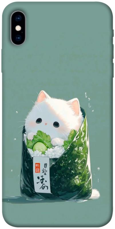 Чехол itsPrint Cat onigiri для Apple iPhone X (5.8"), еда, купить оптом с доставкой