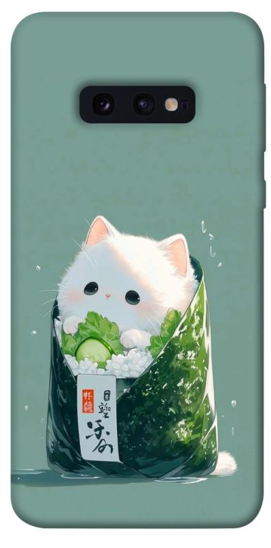 Чехол itsPrint Cat onigiri для Samsung Galaxy S10e, еда, купить оптом с доставкой