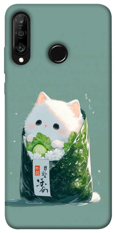 Чехол itsPrint Cat onigiri для Huawei P30 lite, еда, купить оптом с доставкой