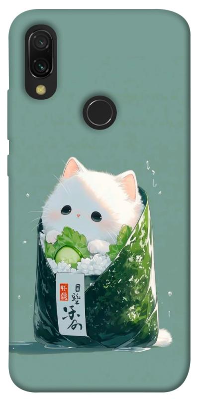 Чехол itsPrint Cat onigiri для Xiaomi Redmi 7, еда, купить оптом с доставкой