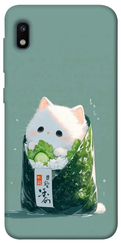 Чехол itsPrint Cat onigiri для Samsung Galaxy A10 (A105F), еда, купить оптом с доставкой