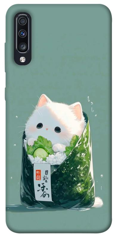 Чехол itsPrint Cat onigiri для Samsung Galaxy A70 (A705F), еда, купить оптом с доставкой