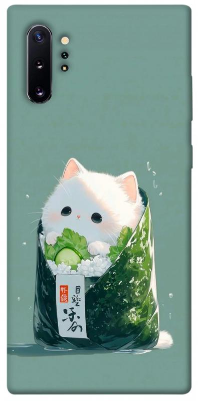 Чехол itsPrint Cat onigiri для Samsung Galaxy Note 10 Plus, еда, купить оптом с доставкой