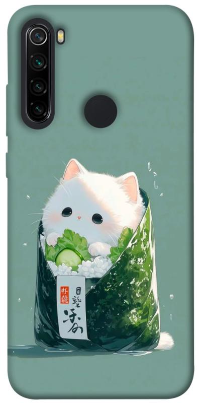 Чехол itsPrint Cat onigiri для Xiaomi Redmi Note 8, еда, купить оптом с доставкой
