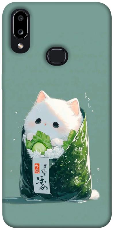 Чехол itsPrint Cat onigiri для Samsung Galaxy A10s, еда, купить оптом с доставкой