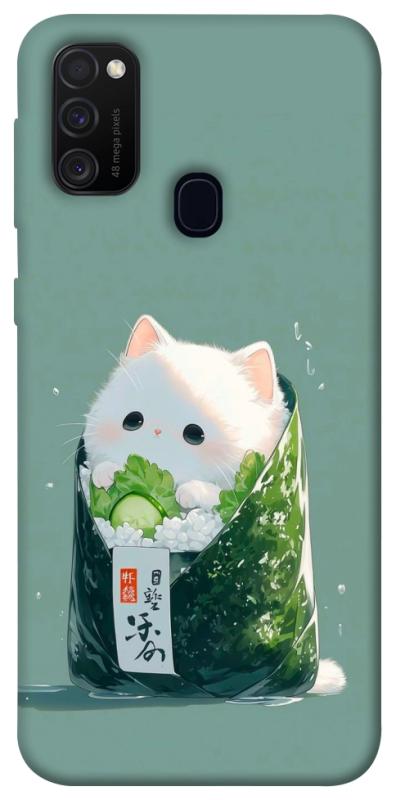 Чехол itsPrint Cat onigiri для Samsung Galaxy M30s / M21, еда, купить оптом с доставкой