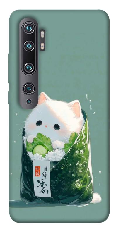 Чехол itsPrint Cat onigiri для Xiaomi Mi Note 10 / Note 10 Pro / Mi CC9 Pro, еда, купить оптом с доставкой