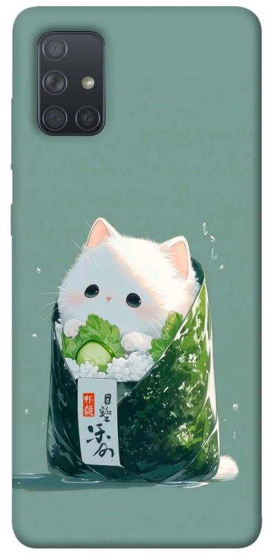 Чехол itsPrint Cat onigiri для Samsung Galaxy A71, еда, купить оптом с доставкой