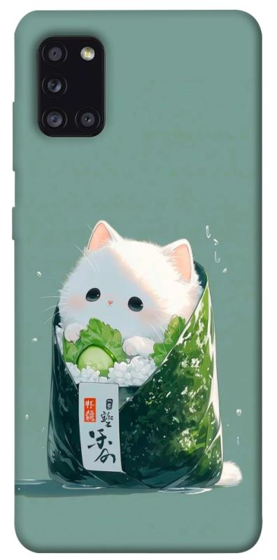 Чехол itsPrint Cat onigiri для Samsung Galaxy A31, еда, купить оптом с доставкой