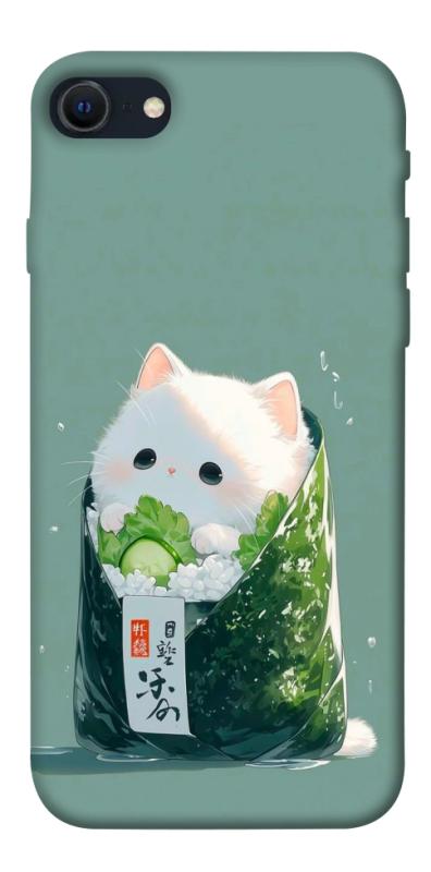 Чехол itsPrint Cat onigiri для Apple iPhone SE (2020), еда, купить оптом с доставкой
