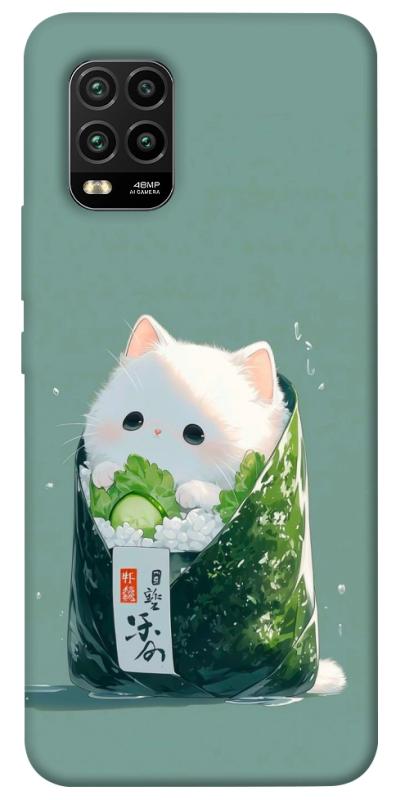 Чехол itsPrint Cat onigiri для Xiaomi Mi 10 Lite, еда, купить оптом с доставкой