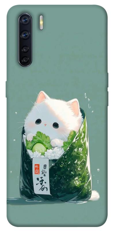 Чехол itsPrint Cat onigiri для Oppo A91, еда, купить оптом с доставкой