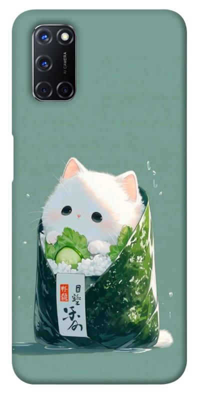 Чехол itsPrint Cat onigiri для Oppo A52 / A72 / A92, еда, купить оптом с доставкой