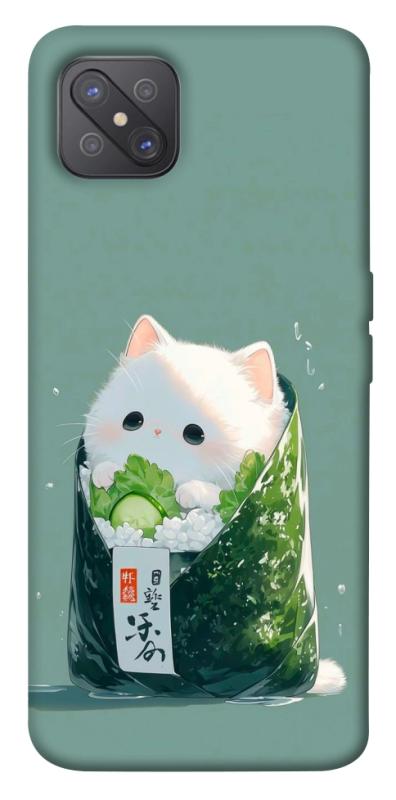 Чехол itsPrint Cat onigiri для Oppo A92s, еда, купить оптом с доставкой
