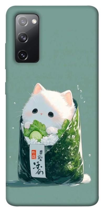 Чехол itsPrint Cat onigiri для Samsung Galaxy S20 FE, еда, купить оптом с доставкой