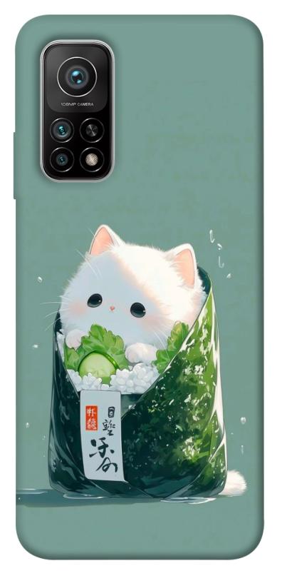 Чехол itsPrint Cat onigiri для Xiaomi Mi 10T, еда, купить оптом с доставкой