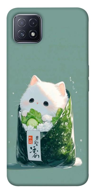 Чехол itsPrint Cat onigiri для Oppo A73, еда, купить оптом с доставкой