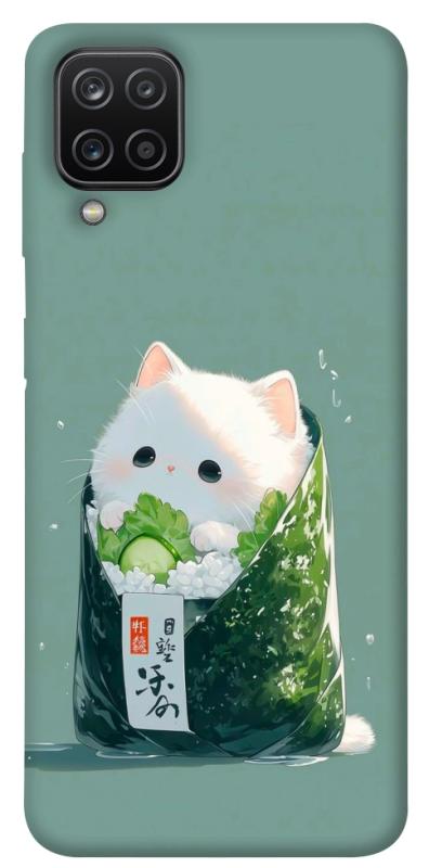 Чехол itsPrint Cat onigiri для Samsung Galaxy A12, еда, купить оптом с доставкой