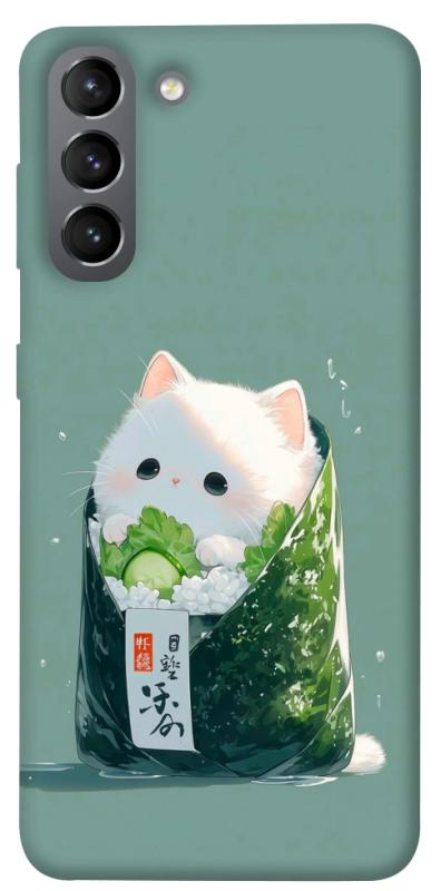 Чехол itsPrint Cat onigiri для Samsung Galaxy S21, еда, купить оптом с доставкой