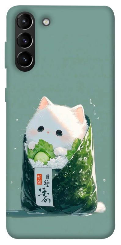 Чехол itsPrint Cat onigiri для Samsung Galaxy S21+, еда, купить оптом с доставкой